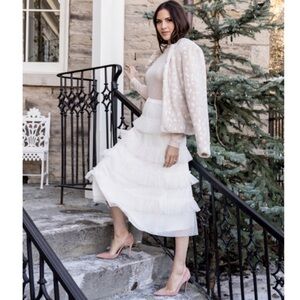 NWT Rachel Parcell Jackets & Coats Print Faux Fur Jacket